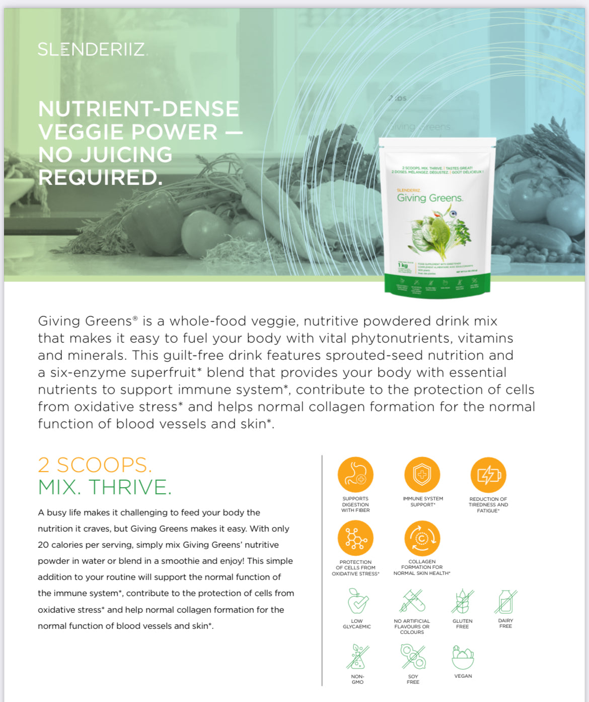 „Super-Greens“ – Saft mit über 1 kg Superfoods pro Portion